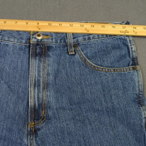 Cinch Jeans Men's 35x34 Blue Western Denim Bronze Label Slim Tapered Rodeo - Picture 5 of 10